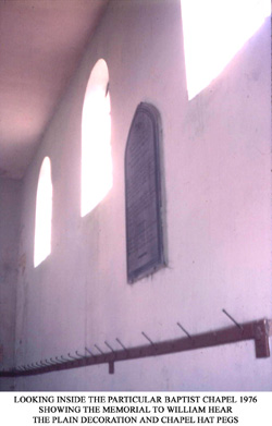 Particular Baptist Chapel interior